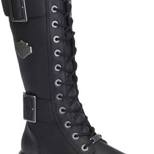 Harley-Davidson Women's Black Leather Boots